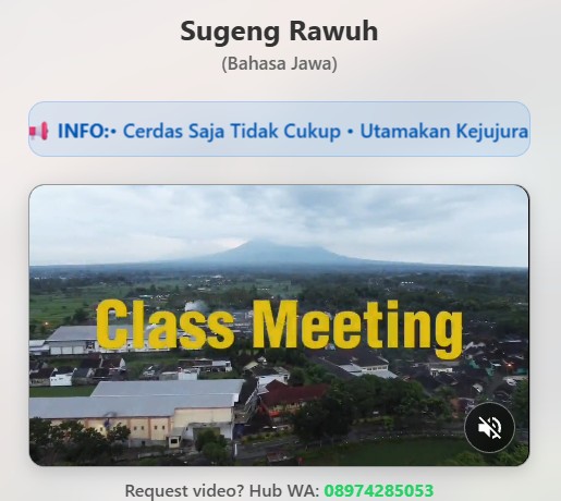Fitur Video Kegiatan